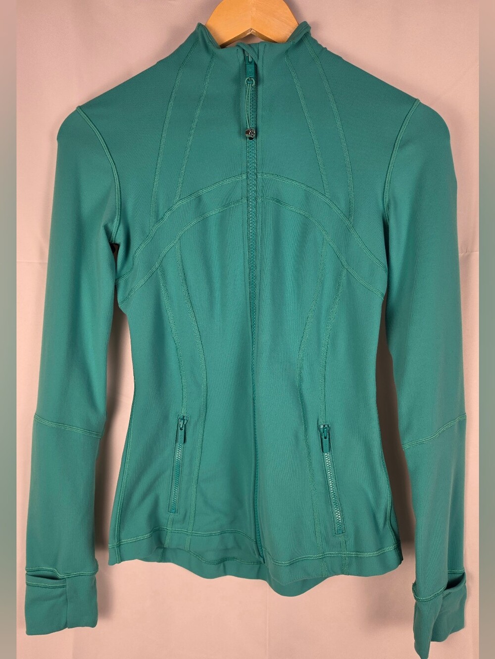 Lululemon Define Jacket SE Wing Mesh Tidewater Teal Size 4